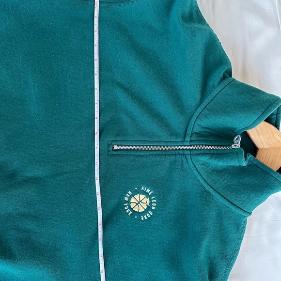 Aime Leon Dore New Balance Quarter Zip - Botanical Green - Picture 3 of 4